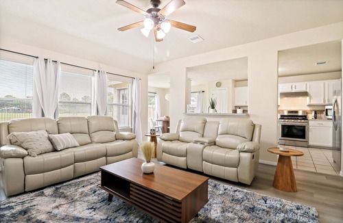 Barker House | Sunlit 3BR Modern Retreat Near 3 Highways