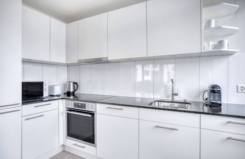 Altstetten Apartment | Sunlit Altstetten 3 Room w/Storage & W/D, nr Local Market, by Blueground