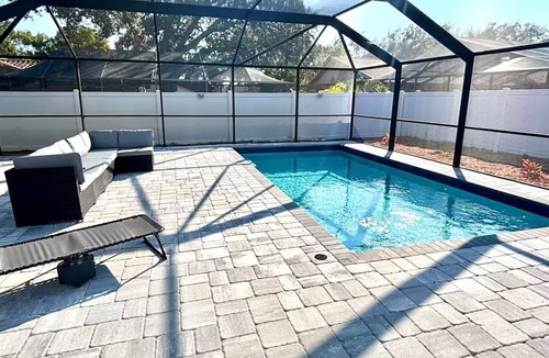 Safety Harbor House | Sunlit Escape Pool Perfect for Big Groups