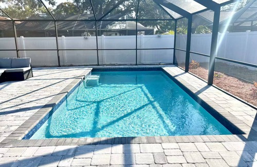 Safety Harbor House | Sunlit Escape Pool Perfect for Big Groups