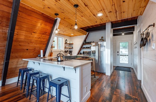 Swanton House | Sunlit Lakefront Cabin w/Fire Pit & Dock