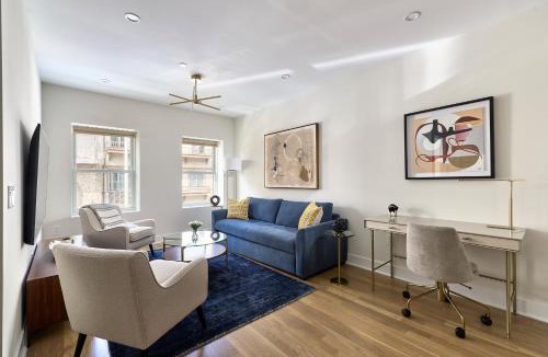 Hoboken Apartment | Sunny 2BR Loft Work Relax Minutes to NYC