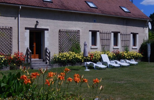 Abilly House | Sunny gite with large private garden, shared heated pool for the perfect holiday