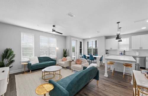 Deerwood Apartment | Sunny Haven: Chic 2BR/2BA with Pool & Gym