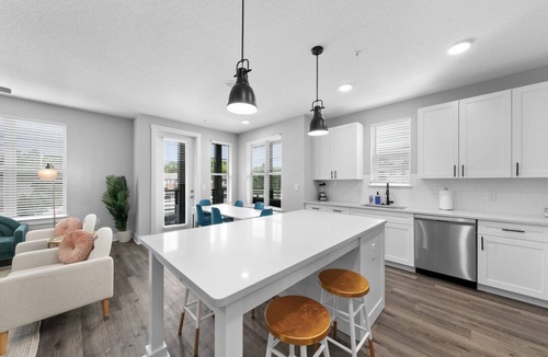 Deerwood Apartment | Sunny Haven: Chic 2BR/2BA with Pool & Gym