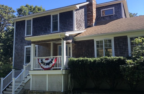 Edgartown House | Sunny open house. Lrg Deck. Lndscpd 1 acre lot w stone patio.