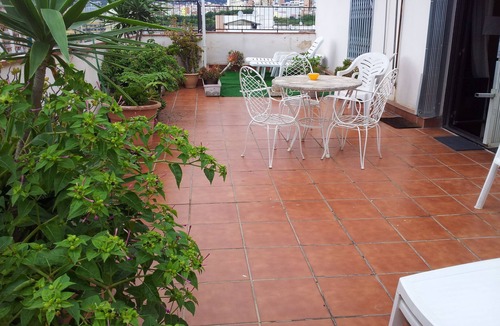 L'Hospitalet de Llobregat Apartment | sunny penthouse overlooking city and mountains