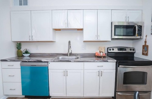 Airport Township Apartment | Sunny SparkingClean King bed Apt- CreveCoeurPark