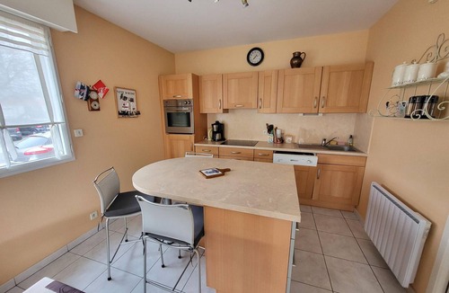Les Sables d'Olonne Apartment | Sunny T3 Apartment with Terrace & Garage, 300m from Beach