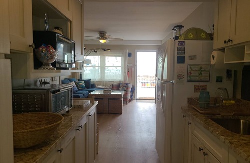 Wildwood Crest Condo | Sunrise Ocean Front Condo *End Unit* Steps from the Beach, open year round.
