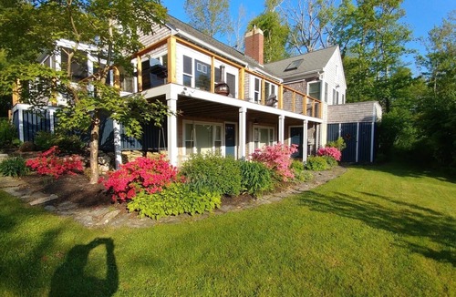 Adamsville Apartment | Sunrise over the Westport River