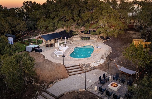 Dripping Springs House | Sunset Canyon Retreat - Heated Pool, Hot Tub, Game Room & Sunset Views