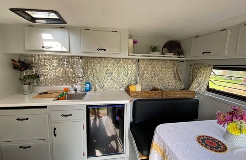 Bluewater House | Sunset Garden - Glamping just steps away from the beach. 5 min from Grand Bend!