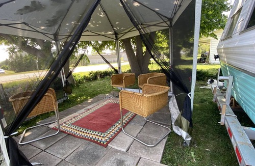 Bluewater House | Sunset Garden - Glamping just steps away from the beach. 5 min from Grand Bend!