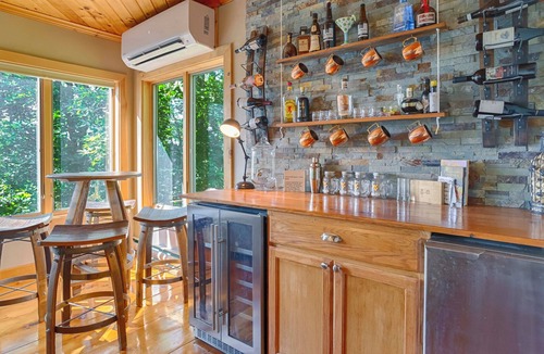 Rushville House | Sunset Hideaway: Couple's Retreat + Hot Tub!