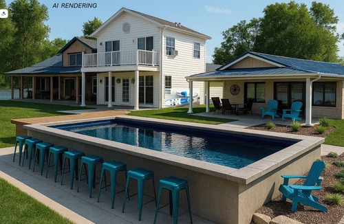 Saint Johns House | Sunset Hideaway - Lakefront Escape with Private Pool, Dock space & Sunset Views