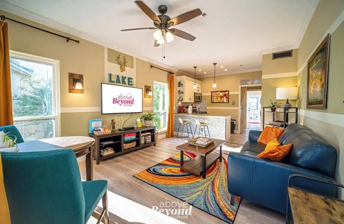 Highland Lake Estates Condo | Sunset & Lakeview from Castle Turret on The Island