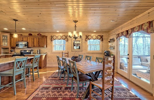 Blairsville Cabin | Sunset Mountain Views- Spacious Luxurious cabin