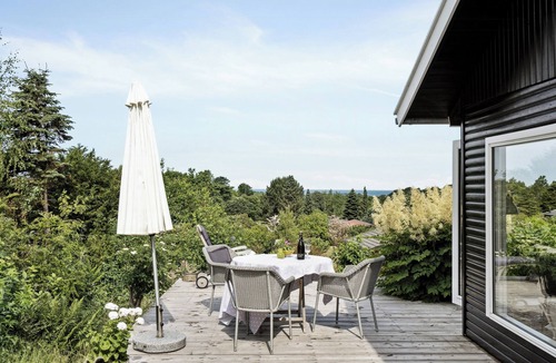 Faarevejle House | Sunset over Sejerø Bay from house