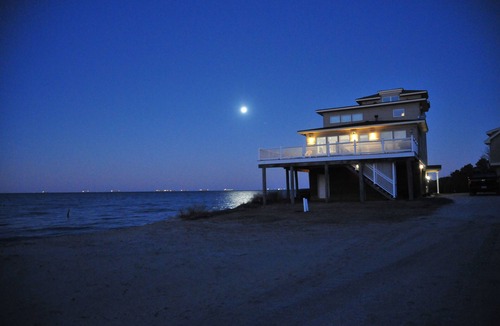 Picketts Harbor House | Sunset Serenity: 3500 sqft Waterfront Oasis On Private Beach - Sleeps 16