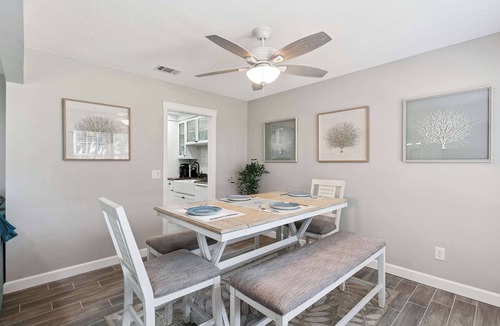 Jekyll Island House | Sunset views~Marsh trails~Bikes~Dedicated work space~Private Heated Pool