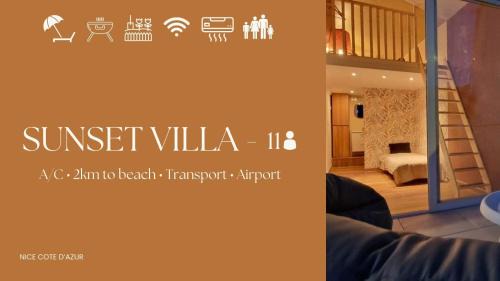 Les Moulins House | Sunset Villa atypical with air conditioning