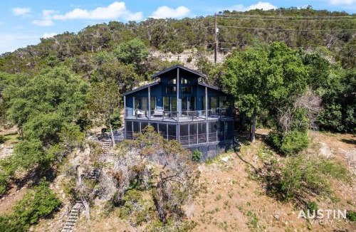 Lower Basin Lake Travis House | Sunset Waterfront 4BR 2BA w Pool and River Near Lake Travis by Austin Vacay