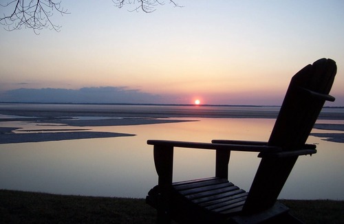 Swanton House | Sunsets over Lake Champlain