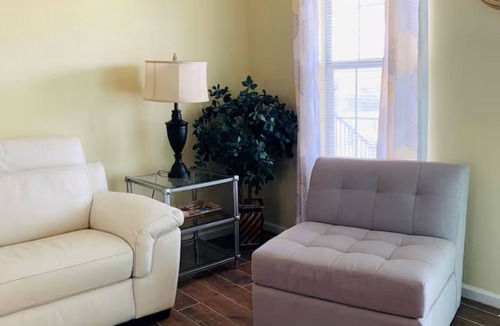 McNair Condo | Sunshine Clean Gated Baytown Save Long Term Stays