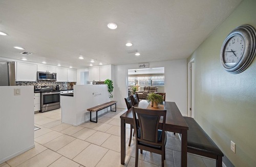Sarasota House | Sunshine Haven | HUGE Backyard, Private heated Pool + Fire Pit!