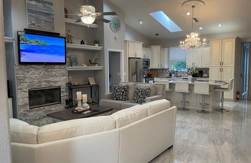Golf and Sea Village of Apollo Beach House | Sunshine State Escape with Heated Pool & Comfort
