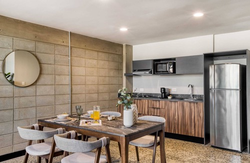 Avenida Revolucion Apartment | Super Cool Duplex Loft: Rooftop with a Fire Pit