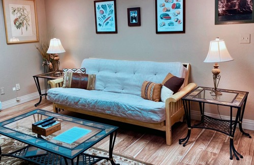 The Pinery Apartment | Super cute 500 ft2 basement apartment. Pet friendly for well behaved pets.