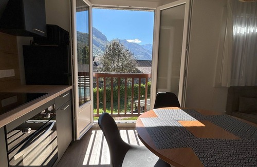 Bielle Apartment | Superb 2-room apartment with mountain views and indoor pool