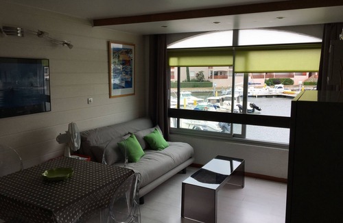 Saint-Cyprien Plage Apartment | Superb Studio F1bis Pool Marina View