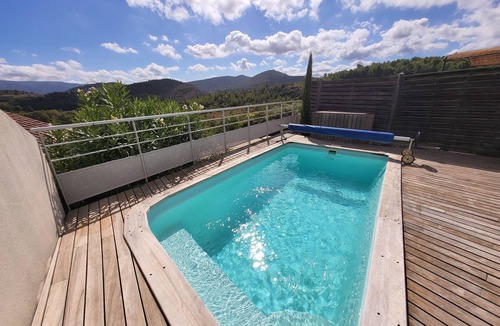 Durban-Corbieres House | Superb villa for 4 with secluded terrace, private pool and magnificent views.