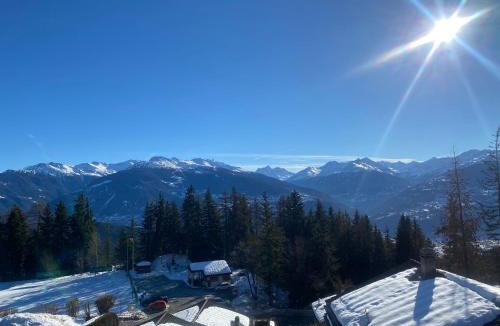 Anzere Ski Chalet | Superbe chalet 12 personnes vue imprenable 2nuits min