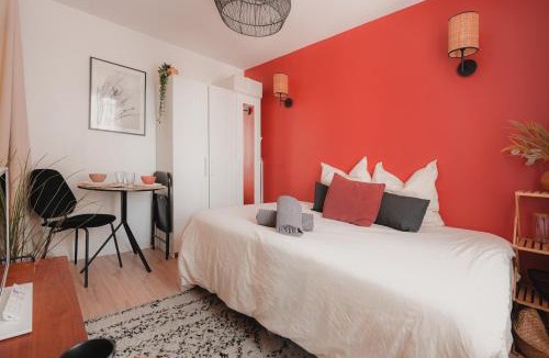 Les Hautes Noues Apartment | Superbe Studio avec lit King SIZE Centre villers sur marne Proche Paris IDEAL pour couples et professionnel