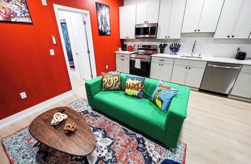 East Parkside Apartment | Superhero Stay Marvel Fan Paradise.