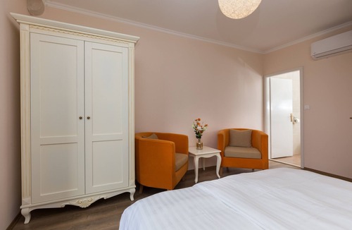 Orasac House | Superior Double Room with Balcony and Sea View (Soba 3)