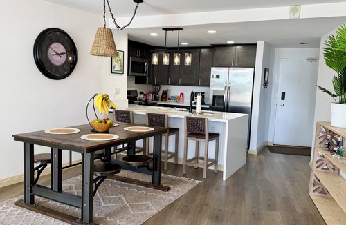Waterfront Condo | Surf to Turf: Beachfront Stay Minutes from the World Cup