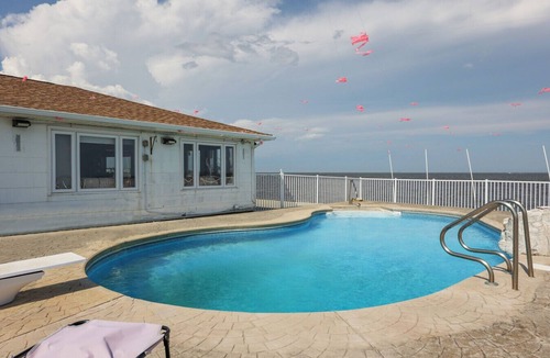 Waretown House | Surrounded by the bay with pool!