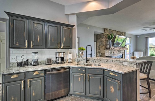 Mountain Air Condo | Surrounding Mtn Views! Modern Smokies Retreat
