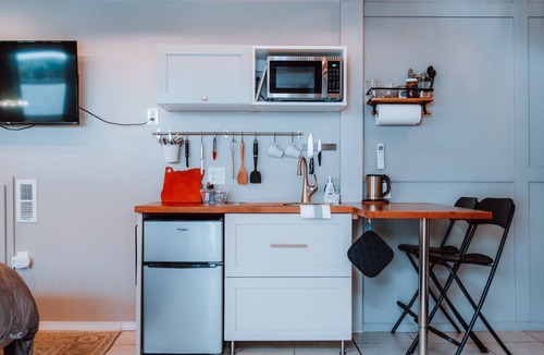 Historic Railroad District Apartment | Swank House -Downtown Suite- Pet Friendly