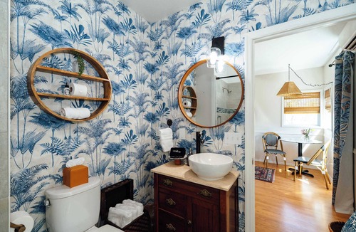 Historic Railroad District House | Swank Suites | King with Lux Tub