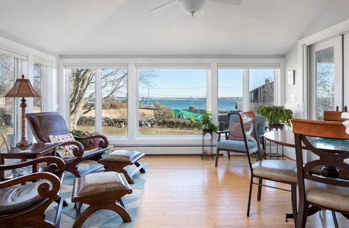 Jamestown House | Sweeping waterviews; tranquil, wrap-around porch; walk to beach & shops