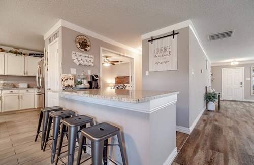 Grand Prairie House | Sweet Escape Homes: 3000sf Rustic Modern Home - Center of Dallas & FW