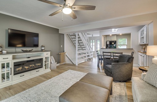 North Shore House | Swim Dock Access! Moneta Escape, 5 Mi to Boat Ramp