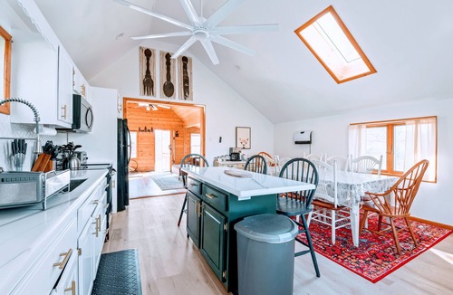Prattsville House | Swim. Float. Fish. on private waterfront w/Hot Tub.Fire Pit.Views. Hiking.Games.