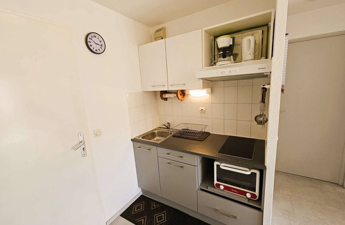 Tamaris Apartment | Swimming pool, balcony, facing south, sleeps 4.